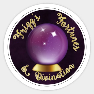 Lady Frigg's Fortunes and Divination Sticker